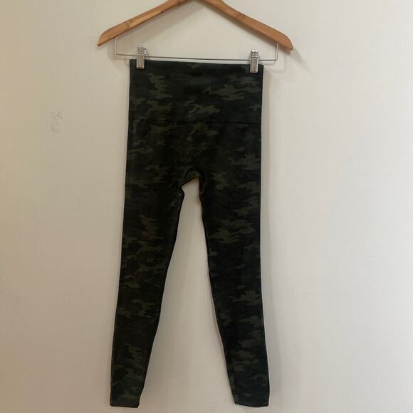 Spanx 'Look At Me Now' High Waisted Seamless Legging Camo Green Size Small - Picture 5 of 7